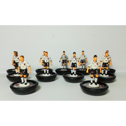 Subbuteo Andrew Table Soccer Austria National Team on classic Hasbro bases
